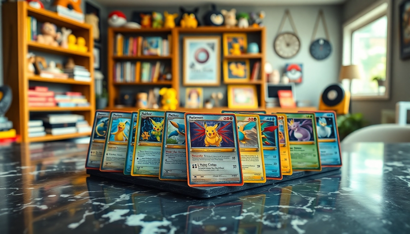 Explore a stunning collection of real pokemon cards with vibrant colors and intricate details.